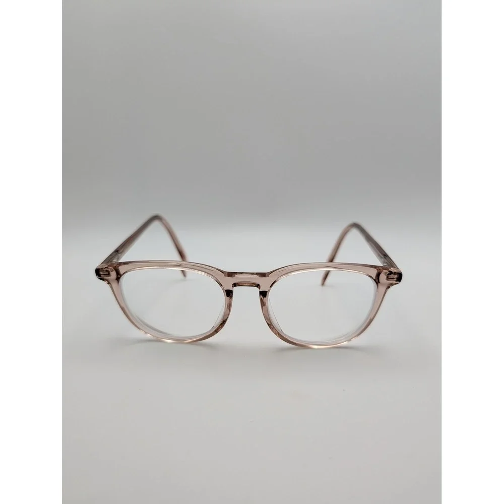 Warby Parker Durand M 668 Rose Water Pink Crystal Eyeglass Frames Only 48-18-142